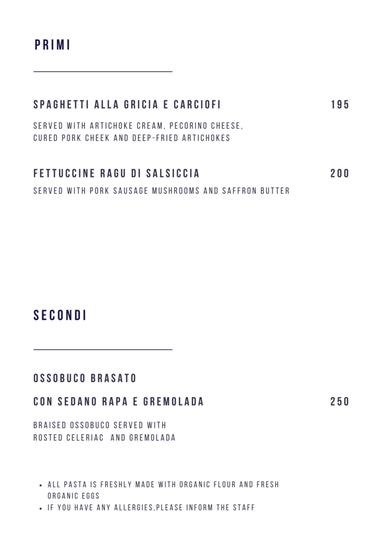 Menu 12